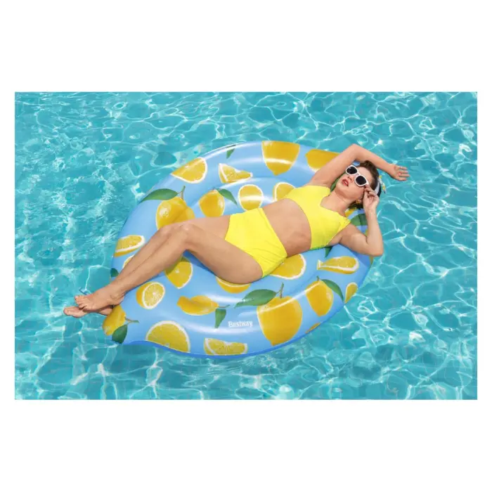 Bestway Scentsational Lemon scented inflatable mattress, 176 x 122 cm