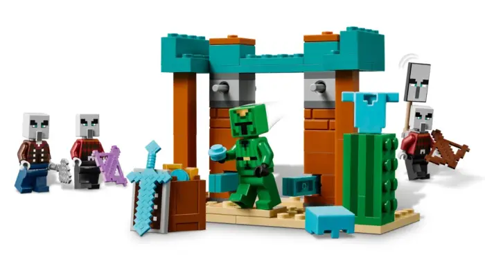 LEGO® Minecraft™ Пустинската патрола на Илежерите (21267)