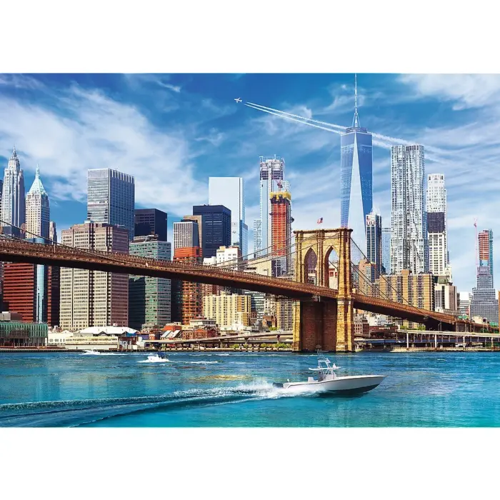 Trefl Puzzle Pamje e Nju Jorkut me Urën e Brooklynit, 500 pjesë – foto 3
