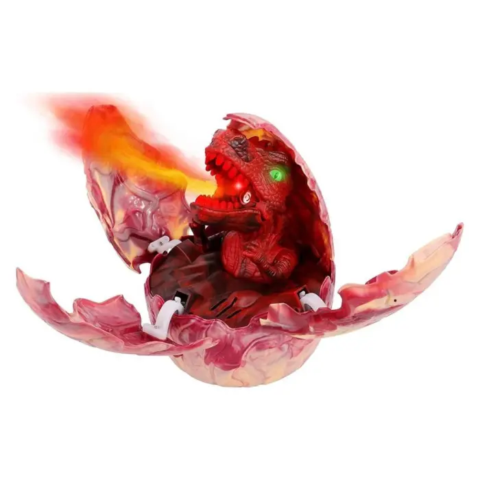 Interactive dinosaur in an opening egg, with lights and mist, 13 x 20 cm Interactive dinosaur in an opening egg, with lights and mist, 13 x 20 cm