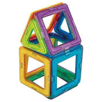 Kube magnetike shumëngjyrëshe puzzle