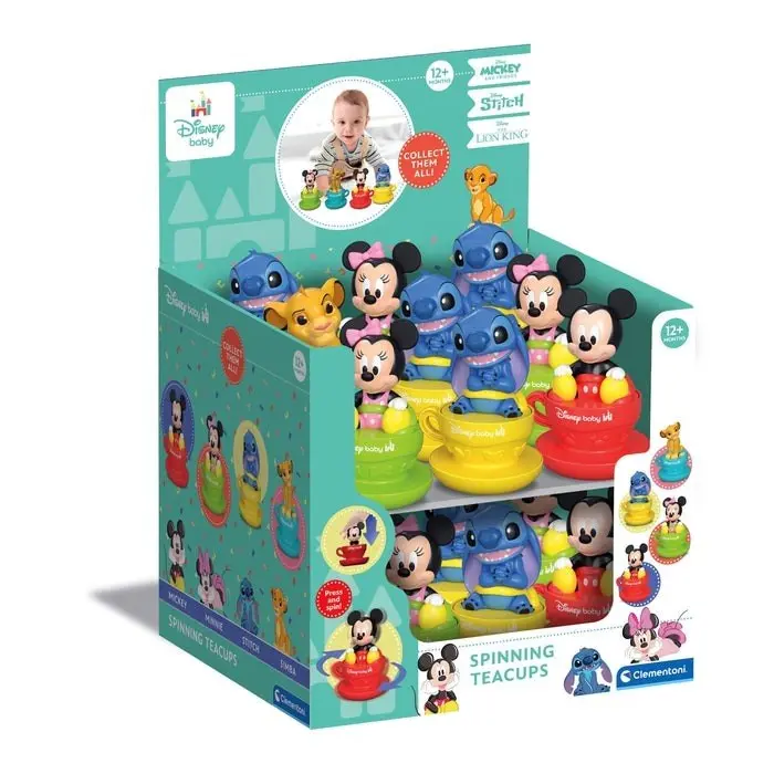 Clementoni Disney Baby Чашка-чигра Spinning Teacups, асортиман ликови – слика 5