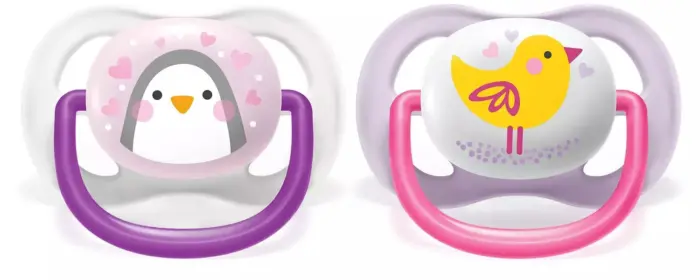 Philips Avent Çucël qetësuese ultra air Animals 0–6 muaj, 2 copë