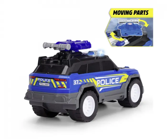 Dickie Toys Automjet policie SUV 30 cm me lëshues disqesh, dritë dhe zë – foto 2