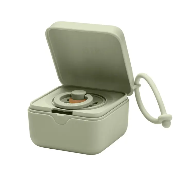 BIBS Pacifier box and microwave sterilizer, Sage