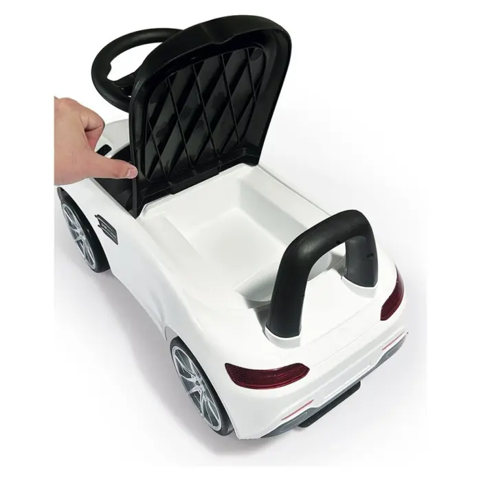 Kids' push ride-on car Dolu Ride On Car, white