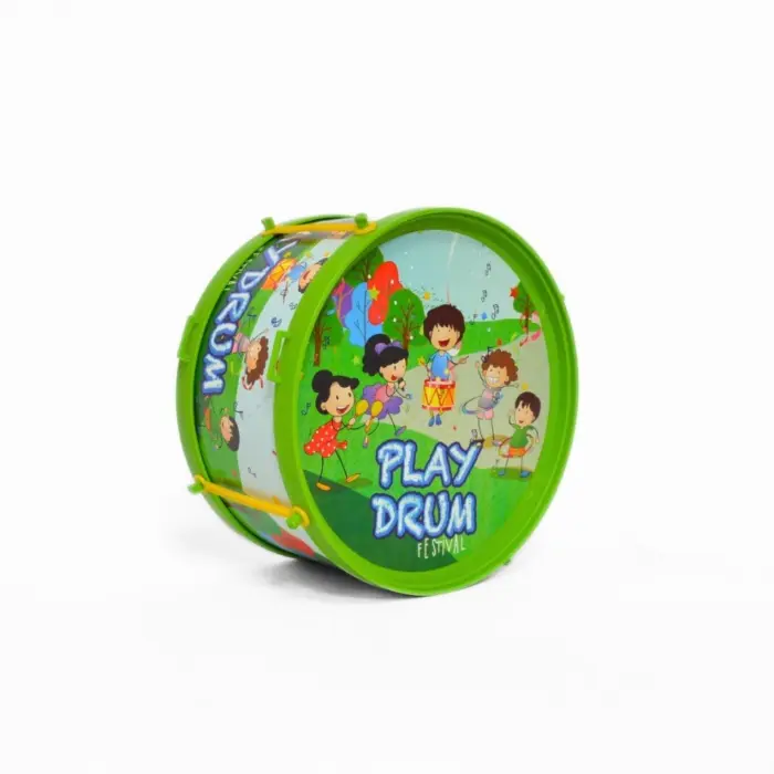 Детско пластично тапанче Play Drum со две палки, 20 x 10 x 20 cm – слика 4