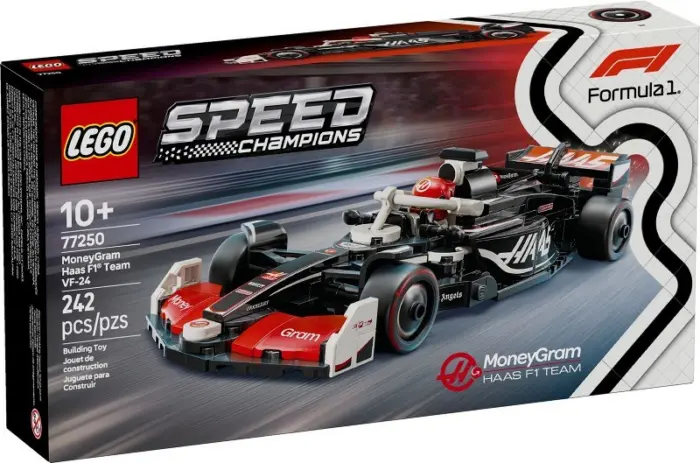 LEGO® Speed Champions MoneyGram Haas F1® Team VF-24 Race Car (77250)