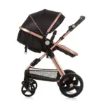 Baby Stroller Havana- Obsidian/Gold