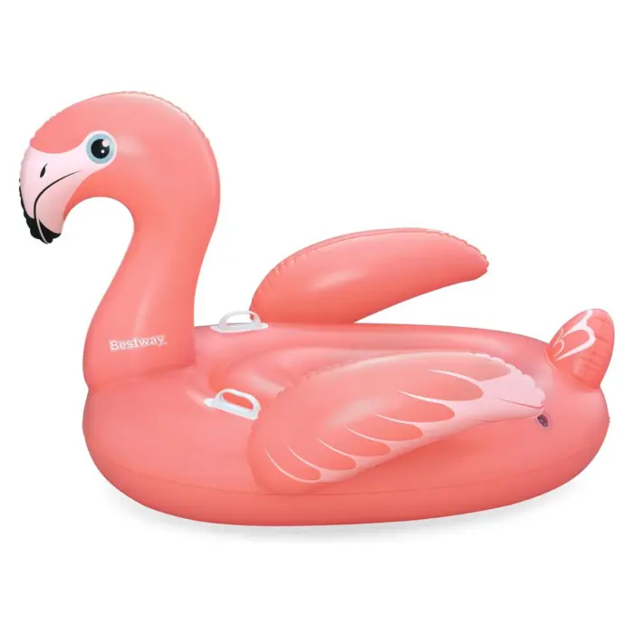 Bestway Figurë e fryrë për fëmijë Fancy Flamingo, 138 x 107 cm
