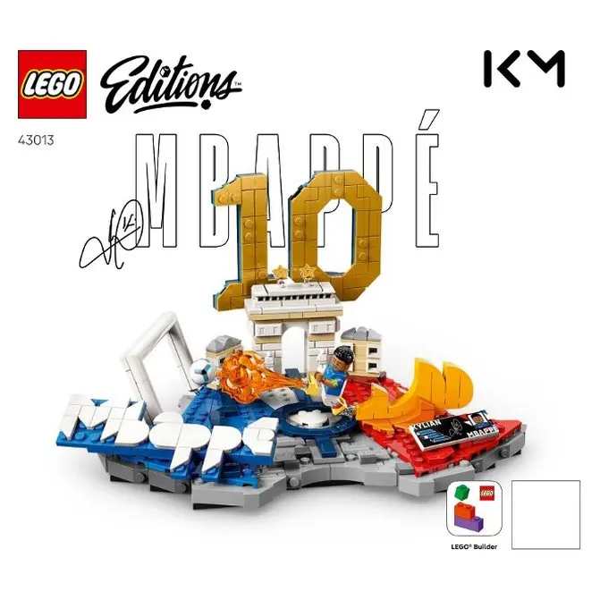 LEGO Kylian Mbappé Football 43013