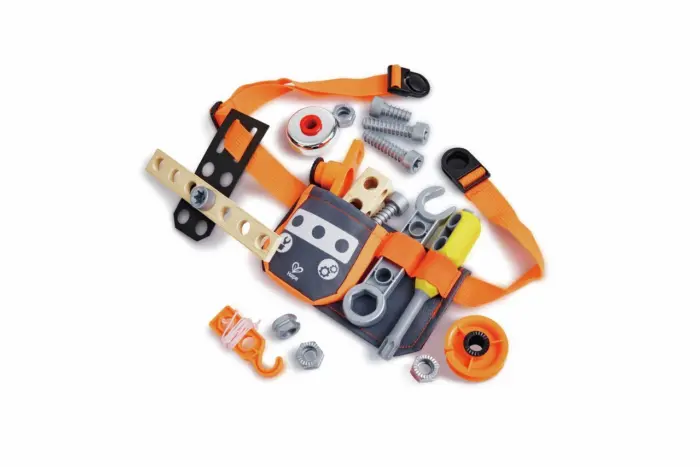 Hape Rrip me vegla Junior Inventor Scientific Tool Belt, 19 pjesë