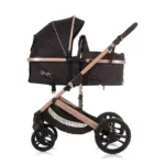 Baby Stroller Amore- Obsidian/Gold