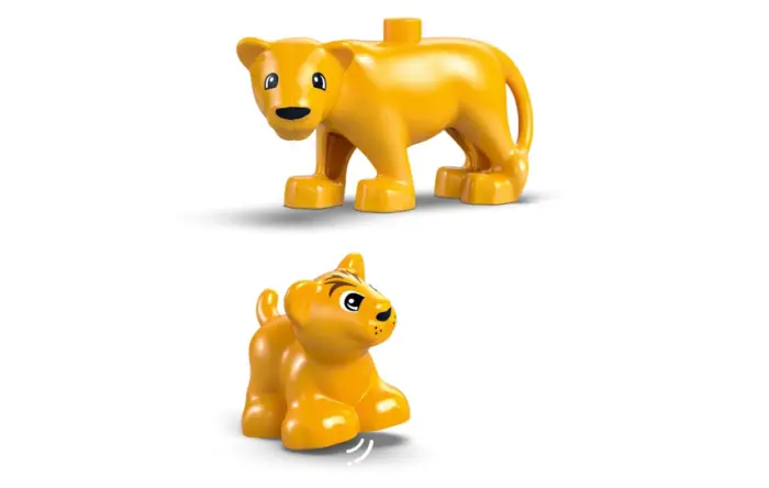 LEGO® DUPLO® Диви животински семејства: Пингвини и лавови (10442)