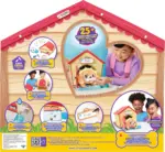 Little Live Pets – My Puppy’s Home Playset со интерактивно куче и 25+ звуци, вклучено куќичка и сет алатки