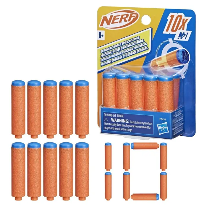 NERF N Series N1 refill darts, 10 pieces, F8636