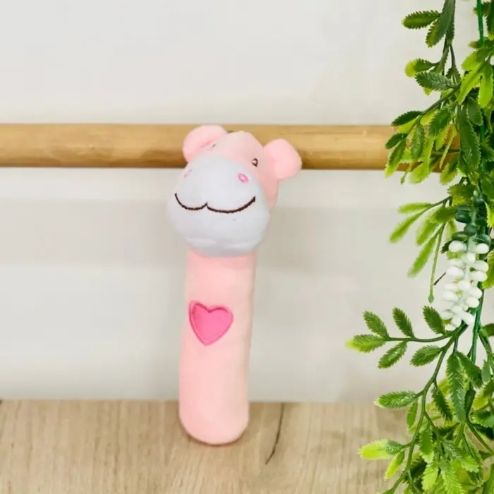 Плишана бебешка тропка што пишти, животинче, 16 cm – слика 4