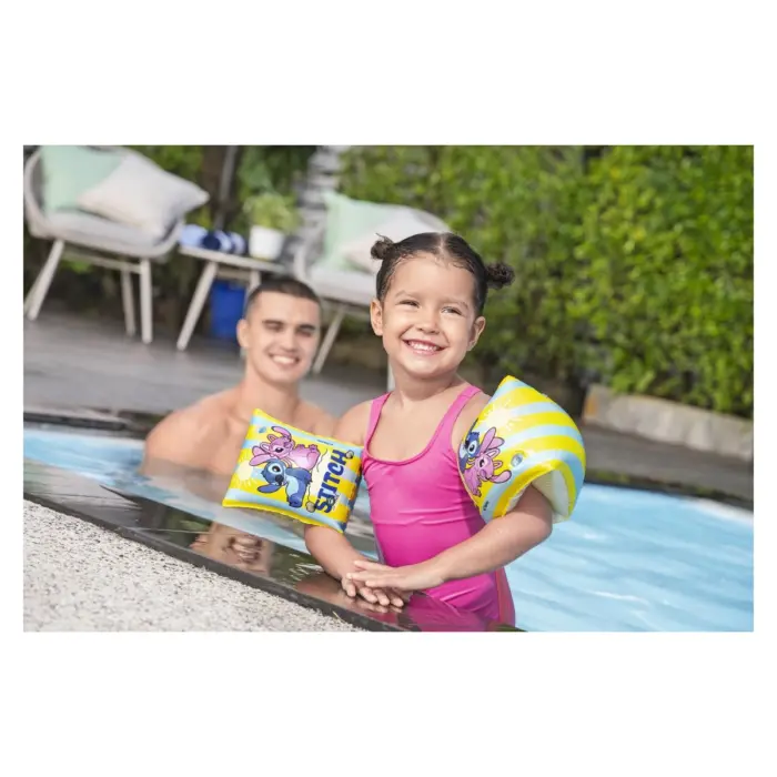 Bestway Disney Stitch swim armbands, 23 x 15 cm, 3–6 years