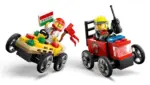LEGO® City Racing vehicle pack: Pizza vs. Firefighters (60458)