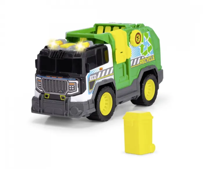 Dickie Toys Камион за отпад Recycle Truck 30 cm со светло и звук