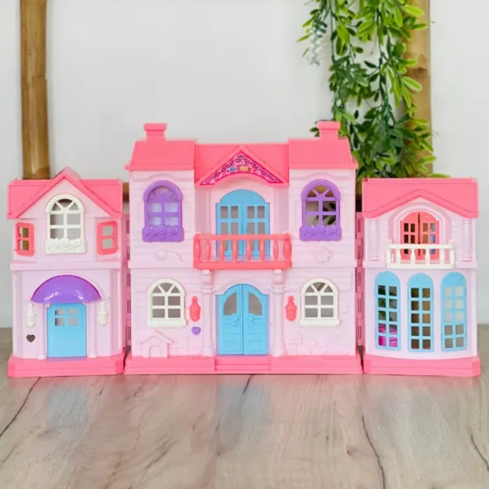 Fantasy Villa opening dollhouse with furniture, 3 figures, light and sound – image 3