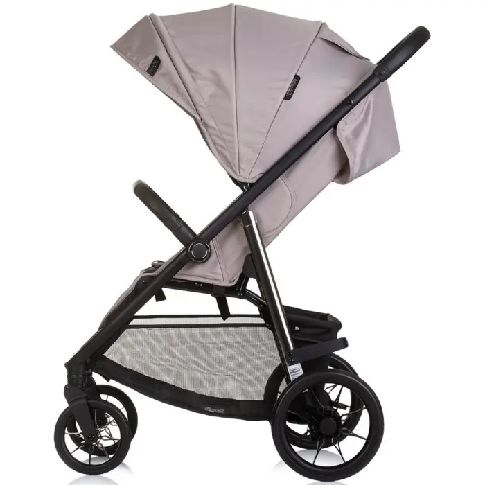 Chipolino Insta baby stroller with aluminium frame, tiramisu (beige)