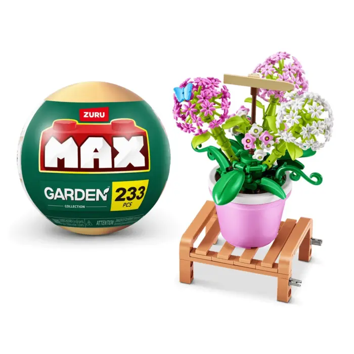 ZURU MAX Garden Tulla ndërtimi vazo me lule, seria 1 (asortiment) – foto 3