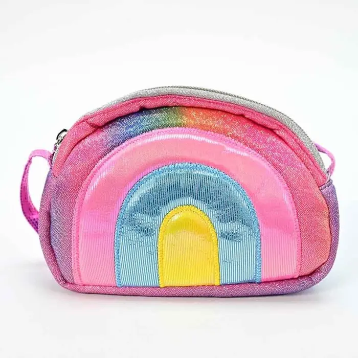 Amek Детска ташничка Rainbow со сјајно виножито, 19 cm