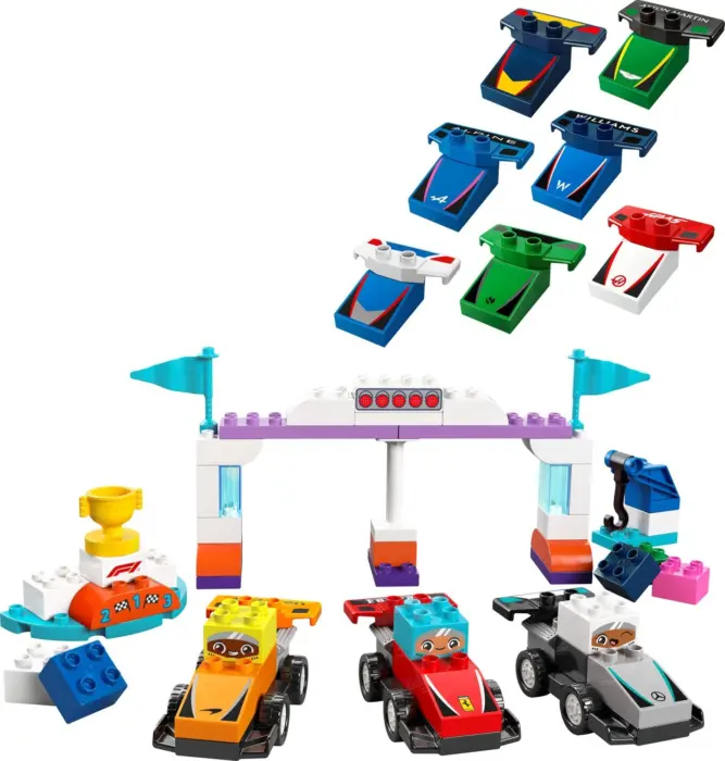 LEGO® DUPLO® F1 тимски тркачки болиди и возачи (10445)