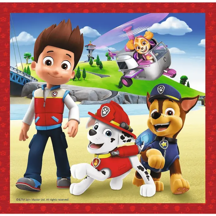 Trefl Puzzle 3 në 1 Paw Patrol – Këlyshë të gëzuar, 20, 36 dhe 50 pjesë – foto 3