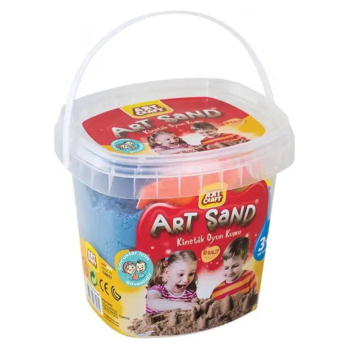 ART CRAFT Rërë për modelim me 4 kallëpe 3D, 1000 g, blu, 03398