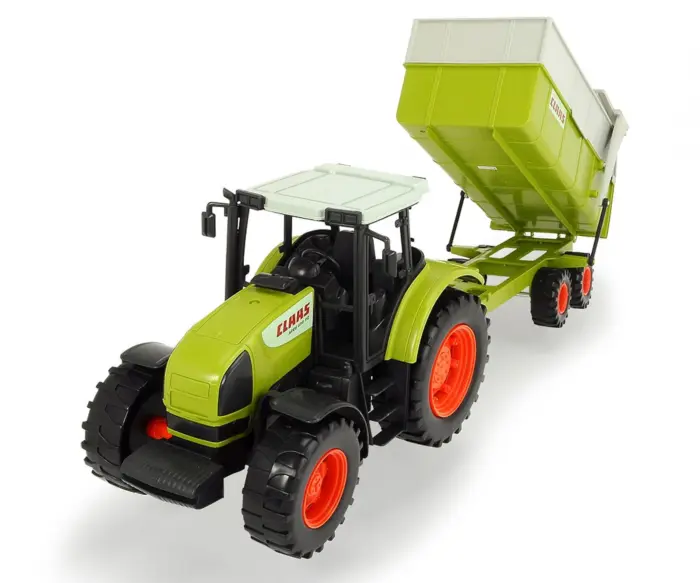 Dickie Toys Трактор CLAAS Ares со приколка кипер, 57 cm