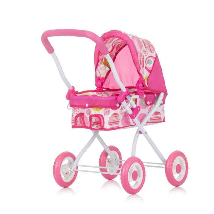 Karrocë për kukull Emily- Multicolor