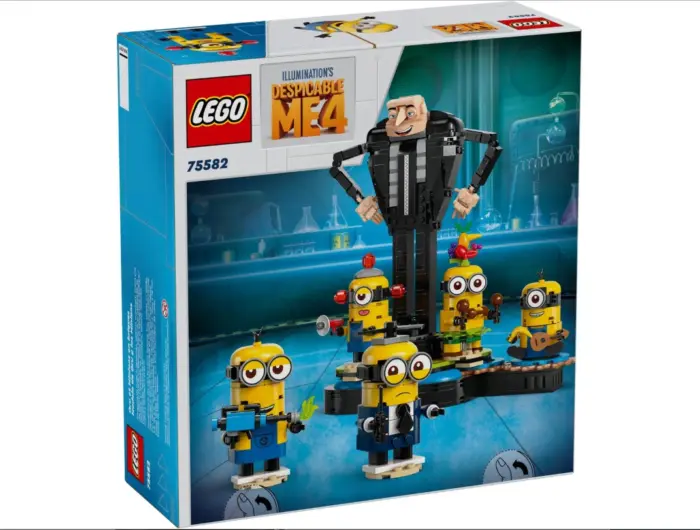 LEGO® Despicable Me 4 – Gru and the Minions made of bricks (75582)