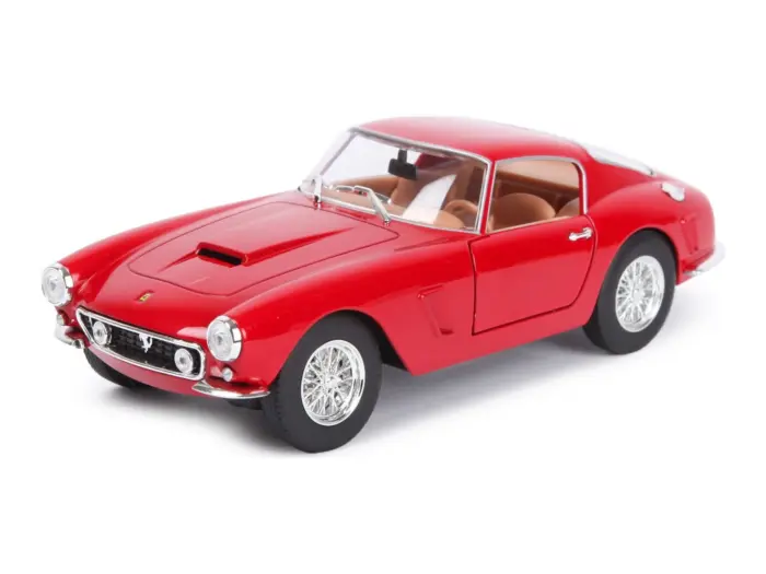 Bburago Ferrari 250 GT Berlinetta Passo Corto метален модел 1:24, црвен