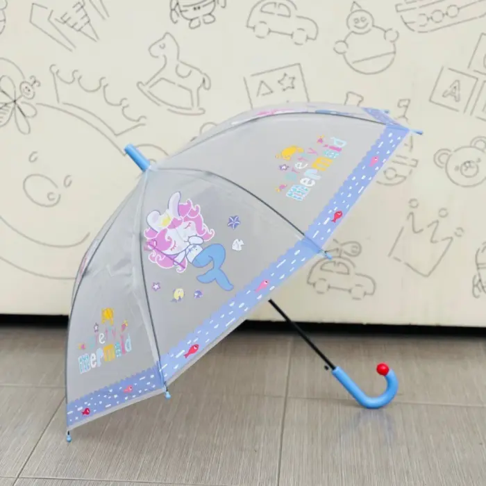 Children's transparent umbrella with cheerful animal motifs, 66 x 84 cm – image 3