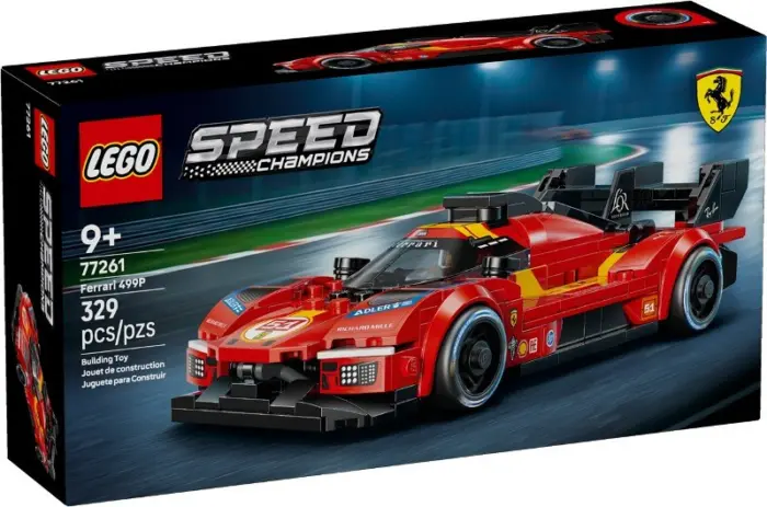 LEGO® Speed Champions Тркачки автомобил Ferrari 499P (77261)