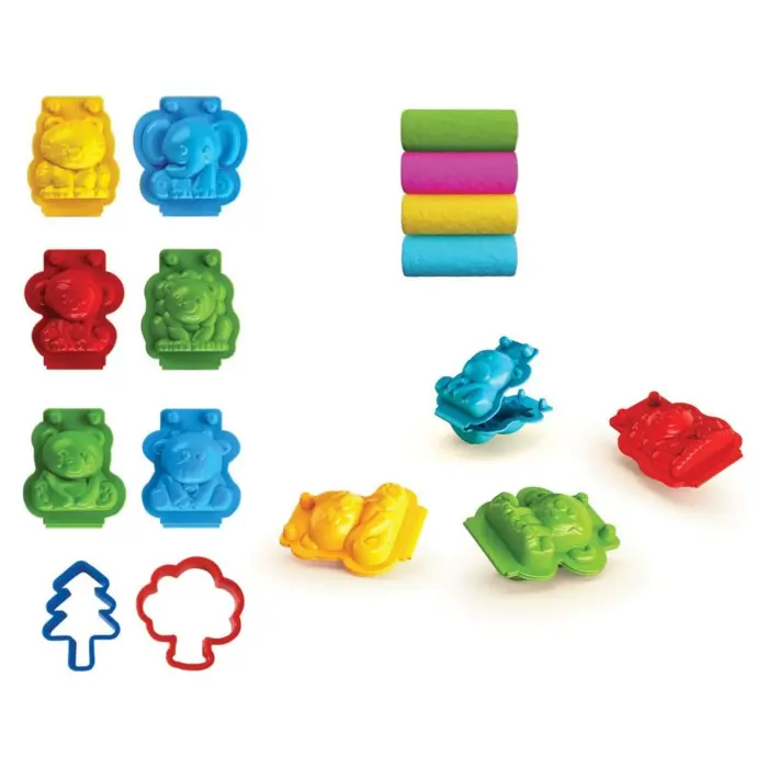 ART CRAFT Сет пластелин 3D животни, 8 калапи, 200 g, 03550