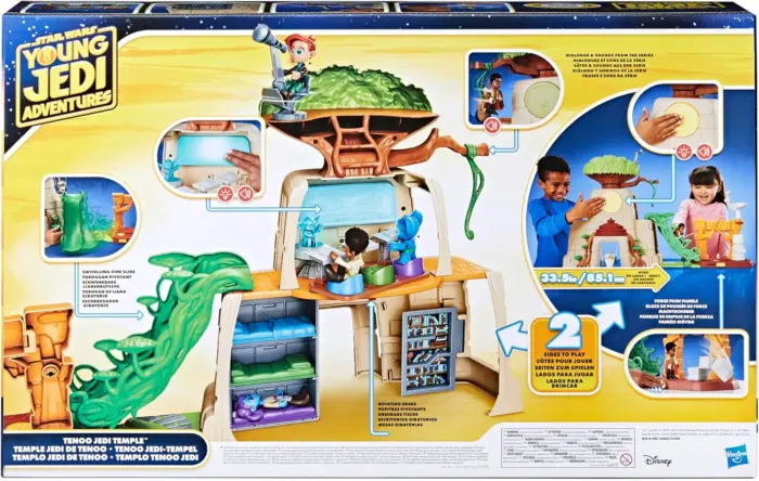 Star Wars Tenoo Jedi Temple – playset with figures and accessories