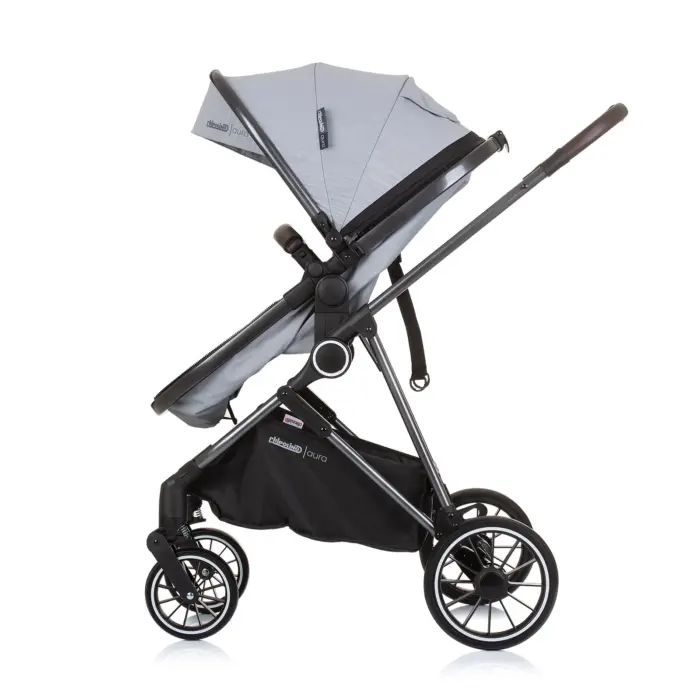 Karrocë për bebe AURA- Ash/Grey