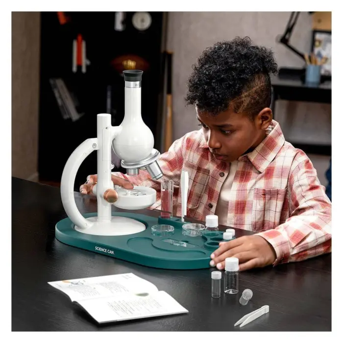 Top Bright Science Can Set mikroskopi 1600 me pajisje laboratorike – foto 4
