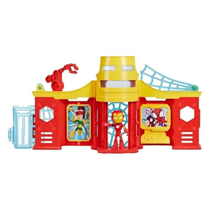 Marvel Spidey сет за играње со фигура (асортиман: Старк кула или игралиште)