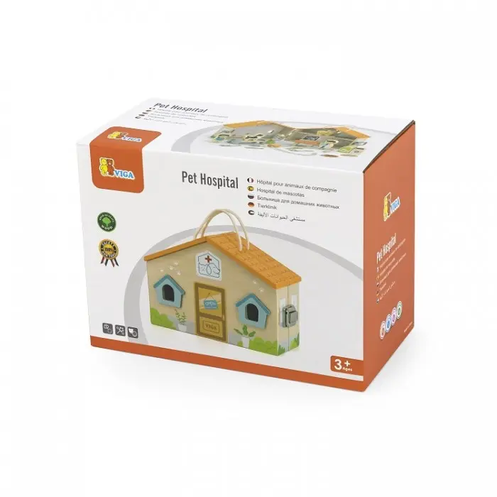 Spital veterinar prej druri (Pet Hospital) – Viga Toys (44558)
