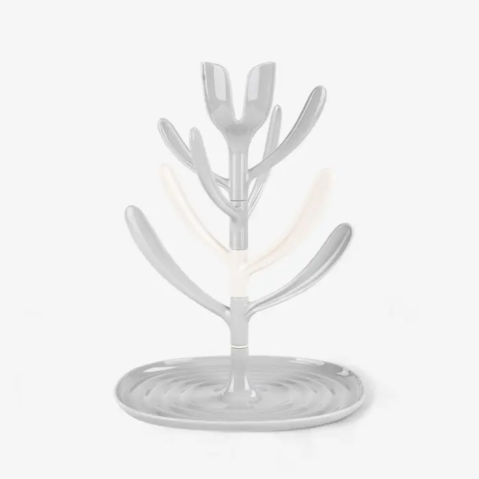 Kikka Boo Bottle drying rack Tulip, for 8 items, gray