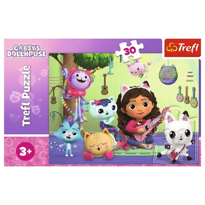 Trefl Puzzle Gabby's Dollhouse – Gabby dhe shtëpiza e saj, 30 pjesë – foto 3