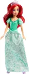 Disney Princess Ariel Kукла инспирирана од „Малатa сирена“ со светкав изглед и долга коса за стилизирање!