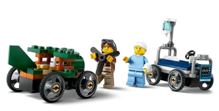 LEGO® City: Paketë garash – Aeroplan dhe ambulancë (60459)