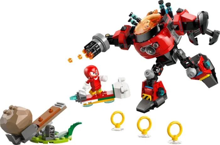 LEGO® Sonic the Hedgehog Knuckles kundër Dr. Eggman: roboti Egg Crusher (77005)