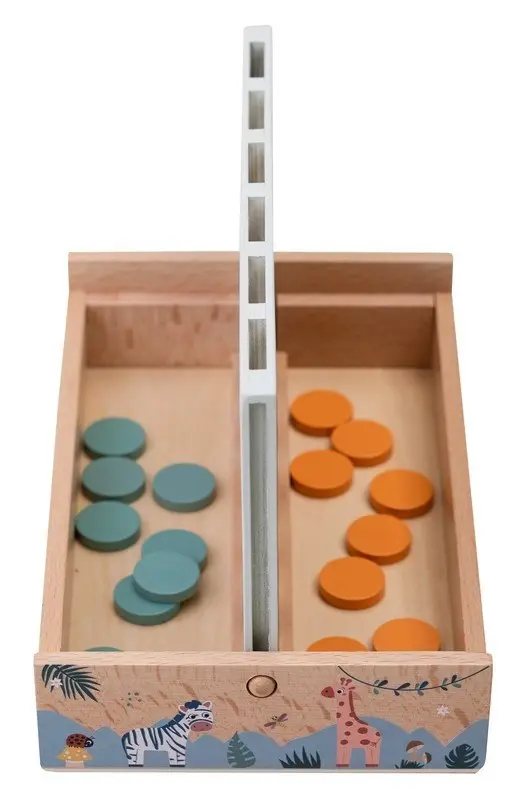 Free2Play Дрвена игра „4 во ред“ Safari, 25 x 15,5 x 15,7 cm – слика 3