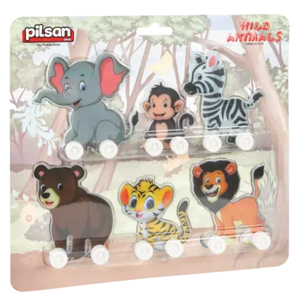 Set of 6 Wild Animals